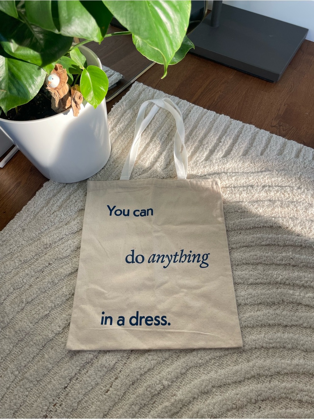 Outdoor Voices limited edition canvas tote